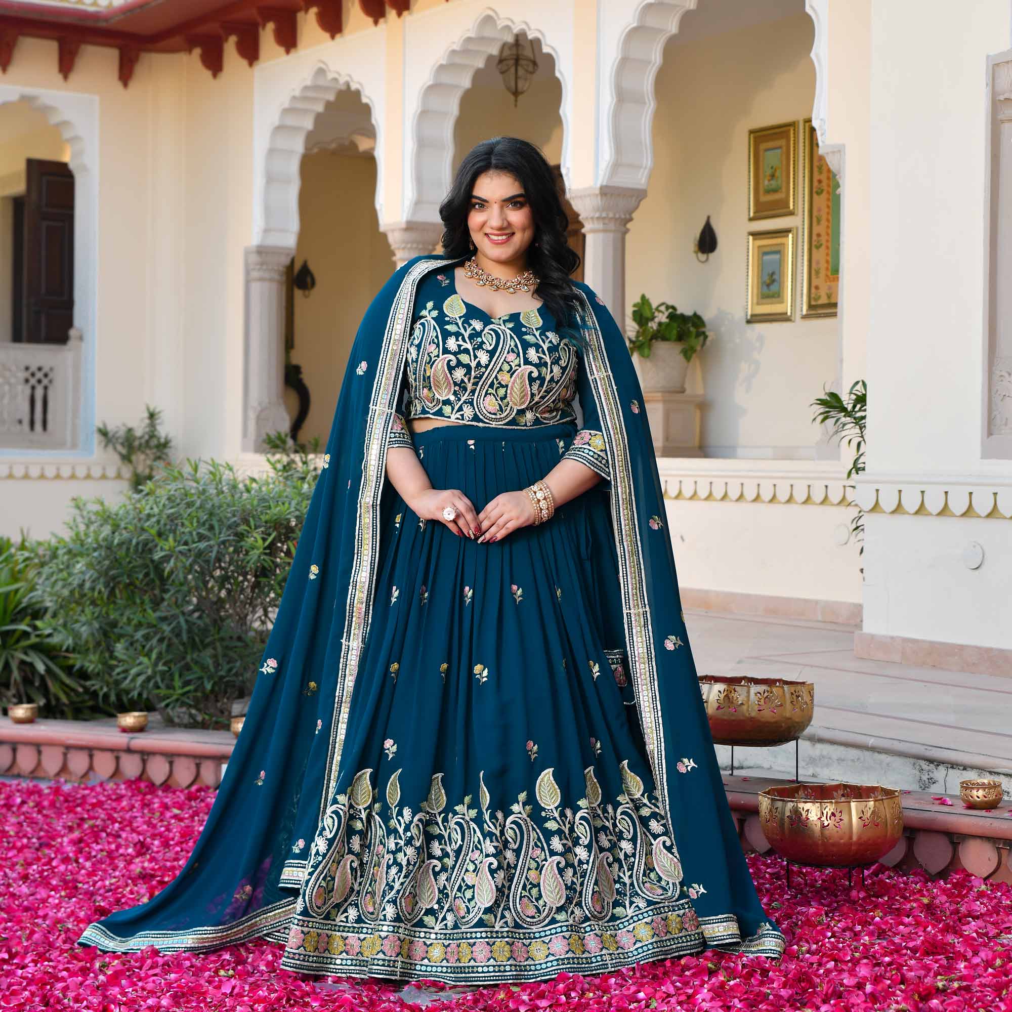 Prussian-Blue-Anarkali-Ananya-