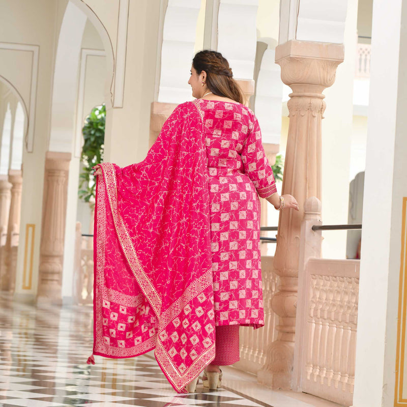 Rani Pink Radiance Suit Set
