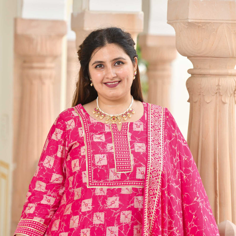 Rani Pink Radiance Suit Set