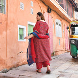 Dhalti Shaam Cotton Suit Set