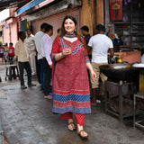 Dhalti Shaam Cotton Suit Set