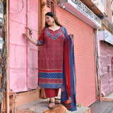 Dhalti Shaam Cotton Suit Set