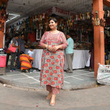 Gulabon ka Jalsa Handblock Cotton Suit Set