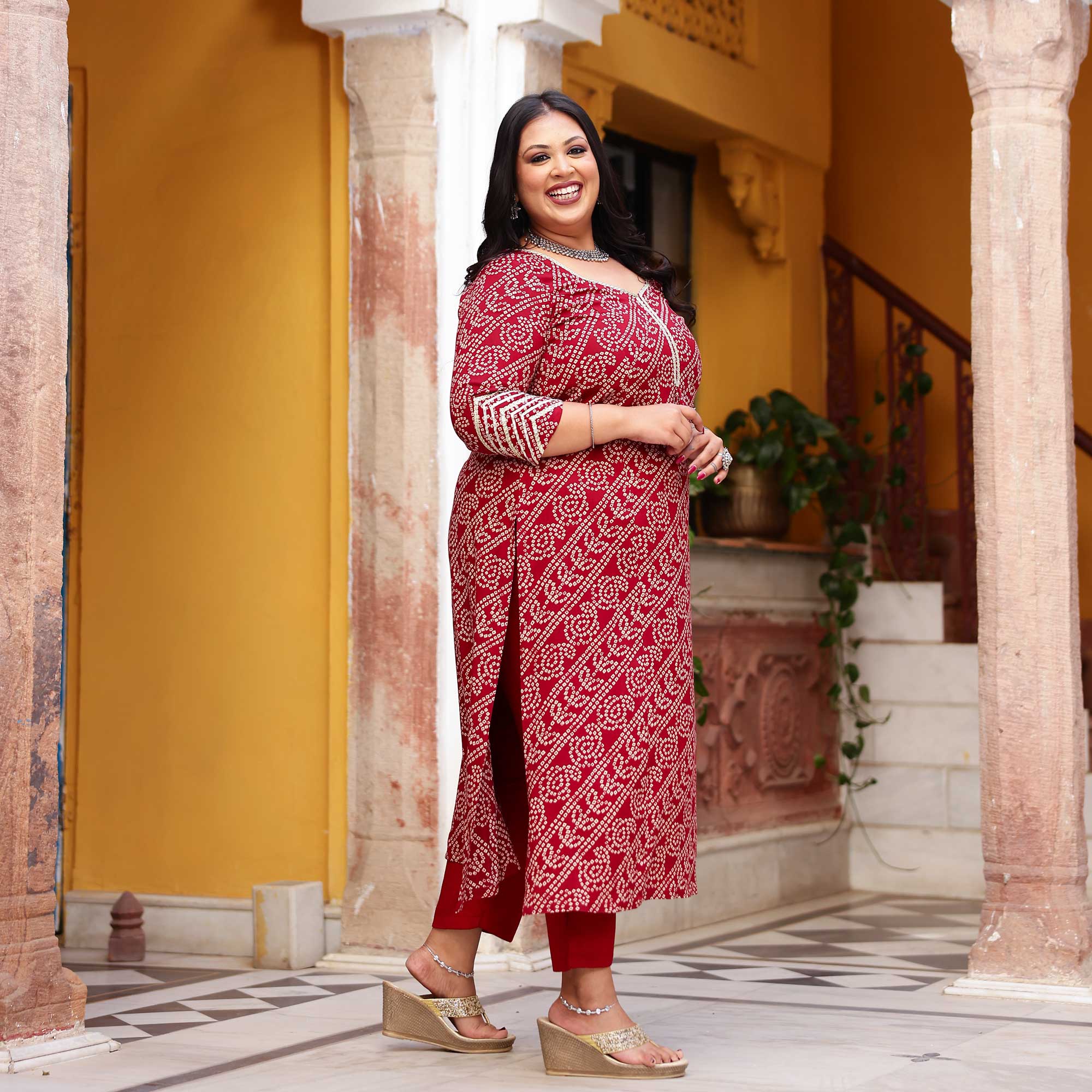 JaipurOnlineShop Long Tie Die Cotton Bandhani Skirt, Size: Regular at Rs  450/piece in Jaipur