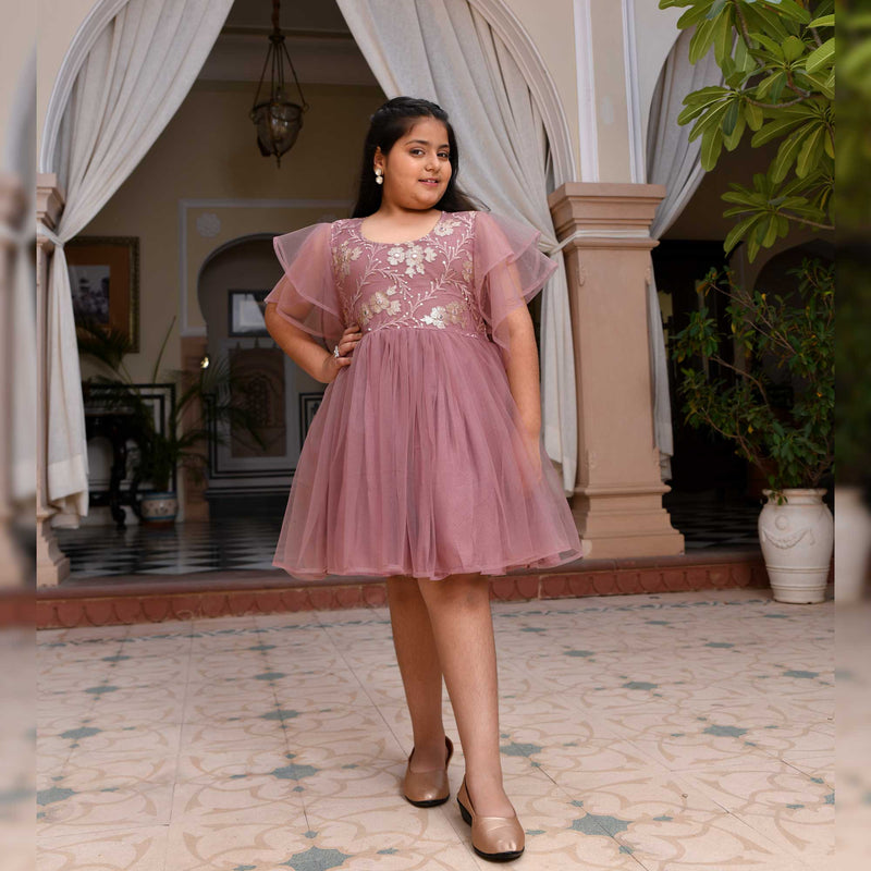 Rose hotsell frock designs