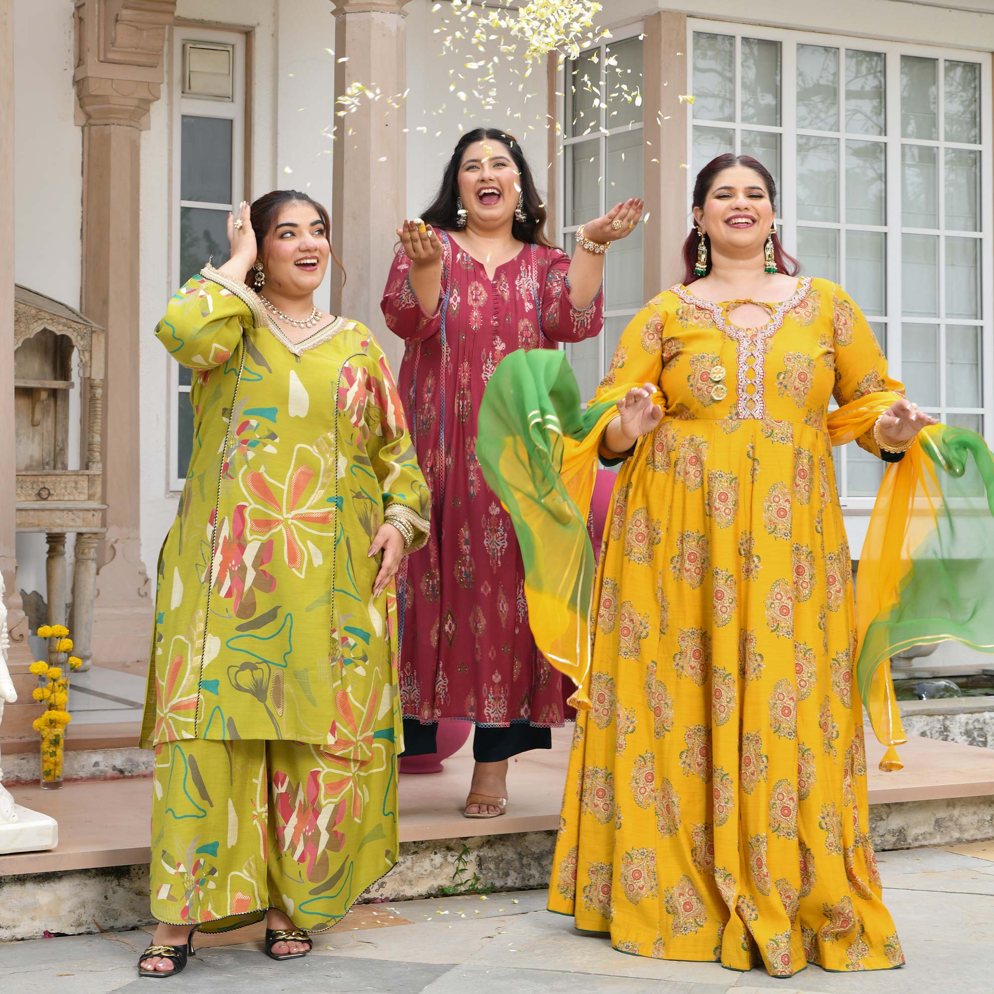 Bela- Raspberry Sorbet Modal Viscose Kurta Anarkali