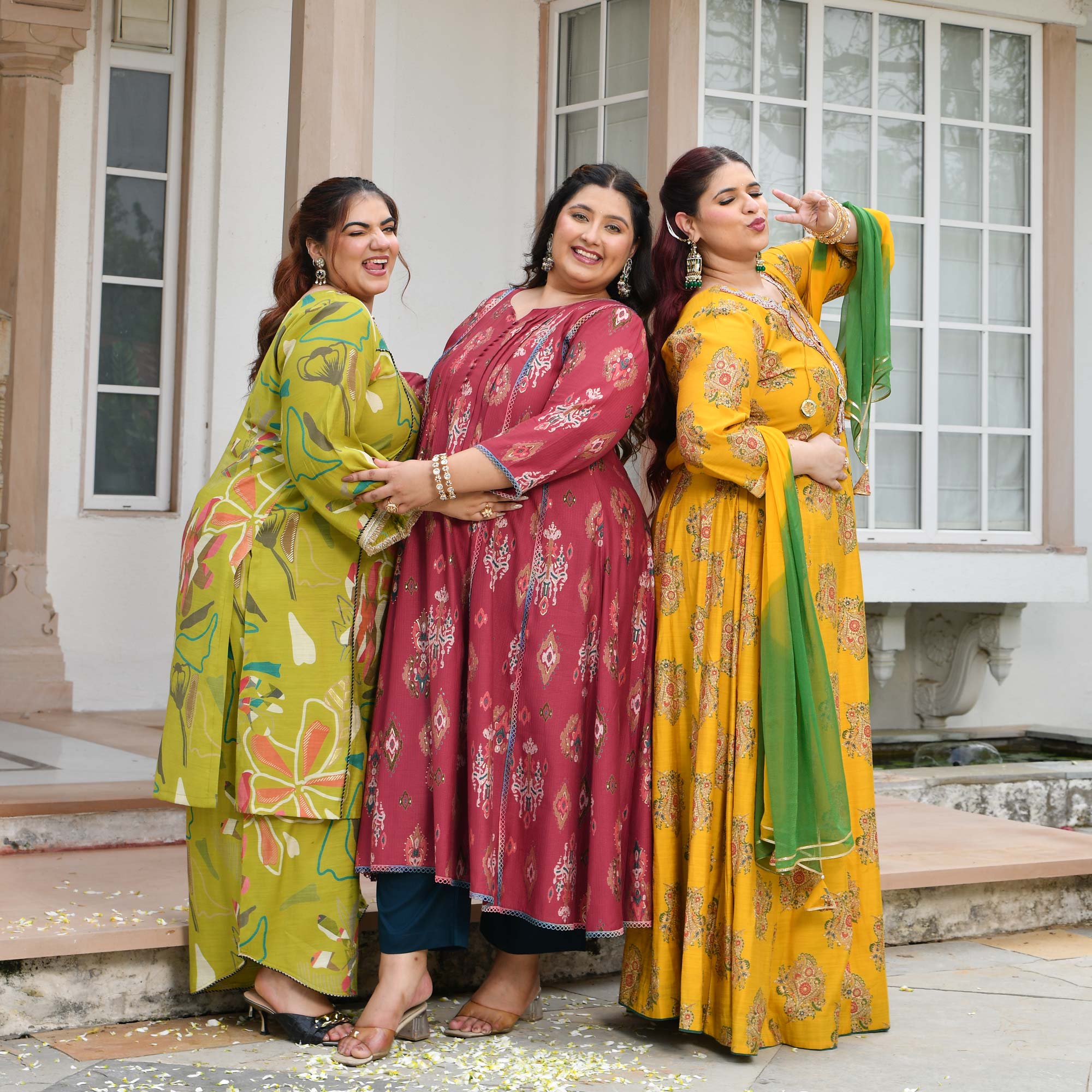 Bela- Raspberry Sorbet Modal Viscose Kurta Anarkali
