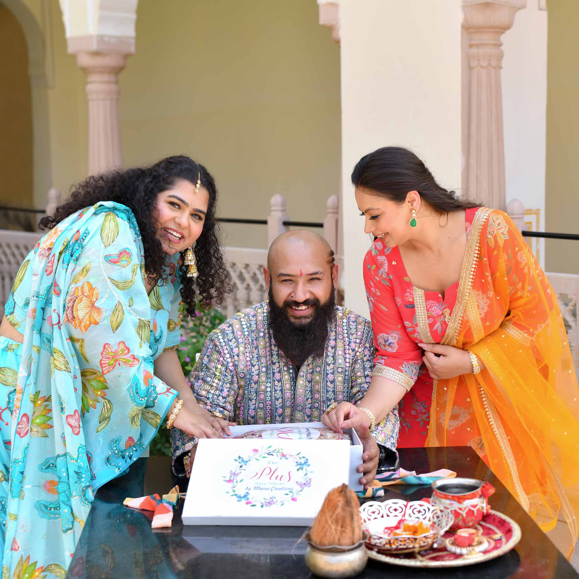 Dreamy Sky Floral Sequin Embroidered Pure Organza Lehenga Set