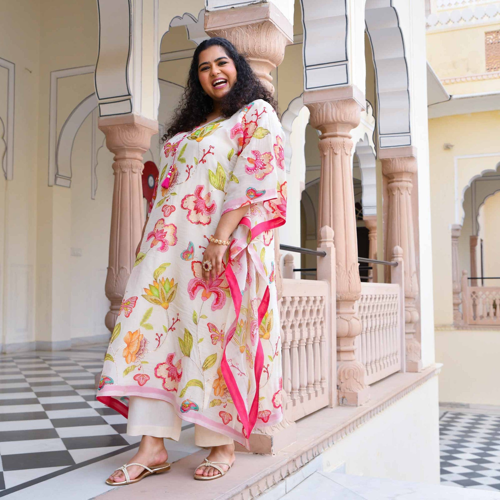 BOTANICA MINT BLOOM KAFTAN