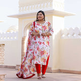 Cherry Blossom Chiffon Suit Set