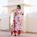 Cherry Blossom Chiffon Suit Set