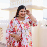Cherry Blossom Chiffon Suit Set