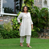 Beige & Bold Striped Co-ord Set