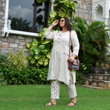 Beige & Bold Striped Co-ord Set