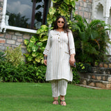 Beige & Bold Striped Co-ord Set