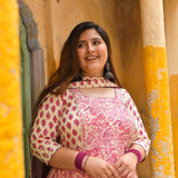 Dilkhush Mehek Floral Cotton Anarkali
