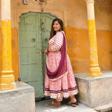 Dilkhush Mehek Floral Cotton Anarkali Set