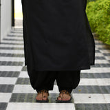 Solid Black Afghani Pants