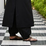 Solid Black Afghani Pants