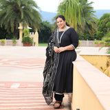 Black Diamond Gota Cotton Anarkali