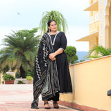 Black Diamond Gota Cotton Anarkali