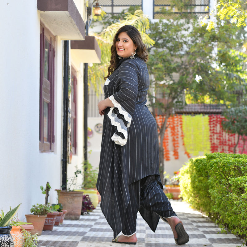 Diamond In The Dark Dhoti Set