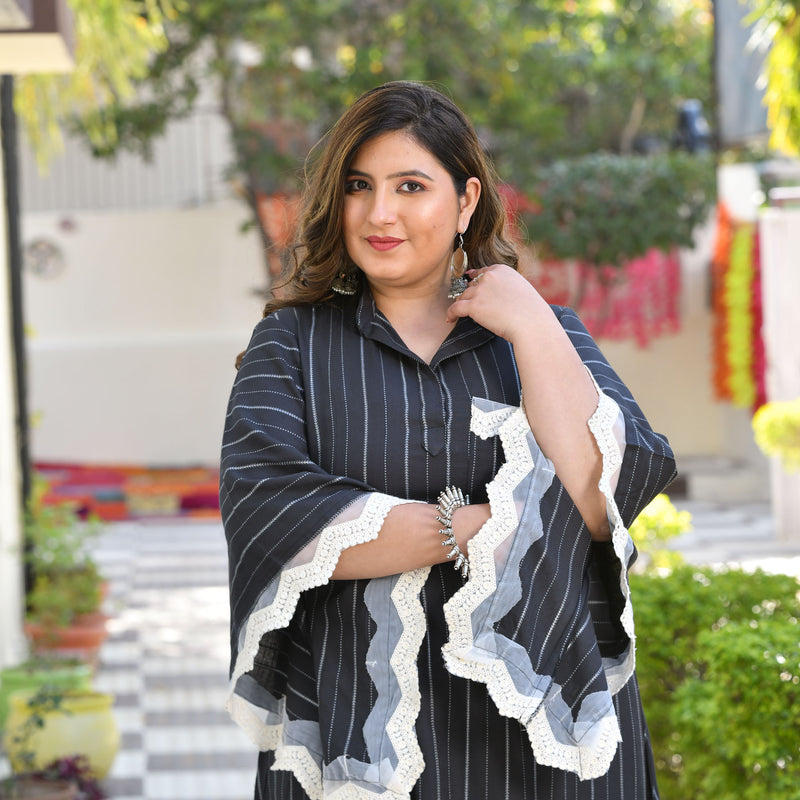 Diamond In The Dark Dhoti Set