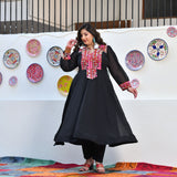 Ravishing Black Kutch Embroidered Anarkali