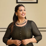 Jugnoo Lurex Cape Set