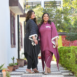Glamorous Dahlia Dhoti Set