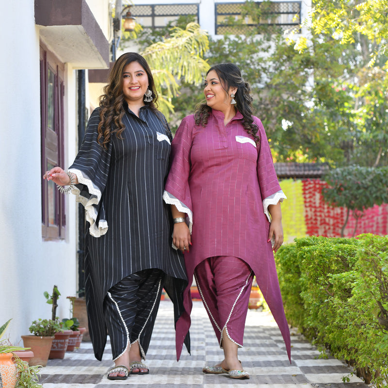 Diamond In The Dark Dhoti Set