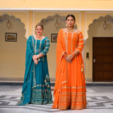 Mayura Blue Sequin Embroidered Lehenga  Set