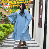 Baby Blue Polka Dress