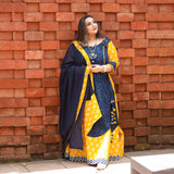 Jodhpur Neela Peela Lehenga Set