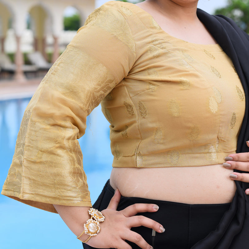 Castle In The Golden Sand Banarasi Blouse