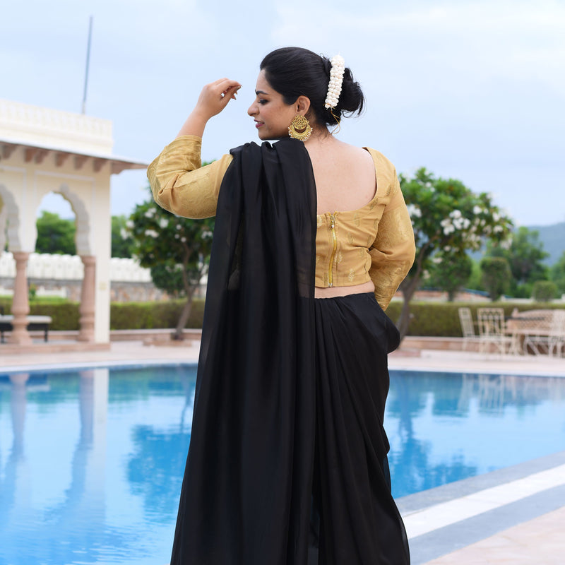 Castle In The Golden Sand Banarasi Blouse