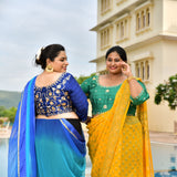 Nawabi Hara Gota Patti Blouse
