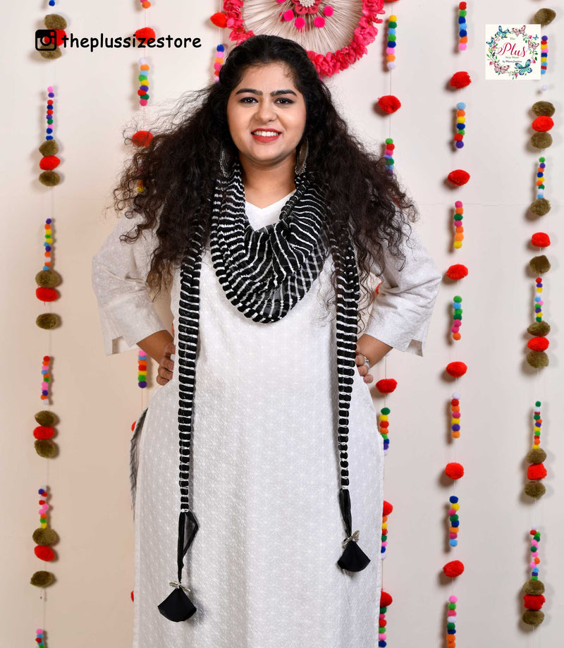 Leheriya Hand Dyed Stole Cum Dupatta