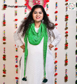 Leheriya Hand Dyed Stole Cum Dupatta
