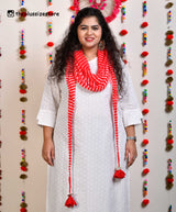 Leheriya Hand Dyed Stole Cum Dupatta