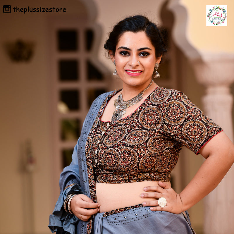 Mandali Kalamkari Blouse