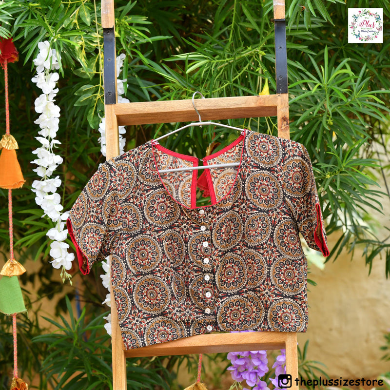 Mandali Kalamkari Blouse