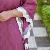 Glamorous Dahlia Dhoti Set