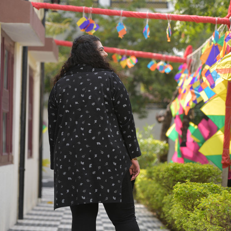 Dune Black Floral Cotrise Shirt