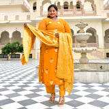 Gold Drop Banarasi Pure Georgette Suit Set