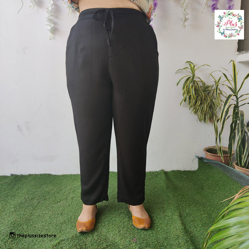 Straight Fit Pants with Pocket