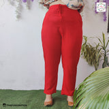 Straight Fit Pants with Pocket