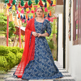 Blessings Of Indigo Anarkali Dress
