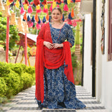 Blessings Of Indigo Anarkali Dress