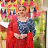 Blessings Of Indigo Anarkali Dress